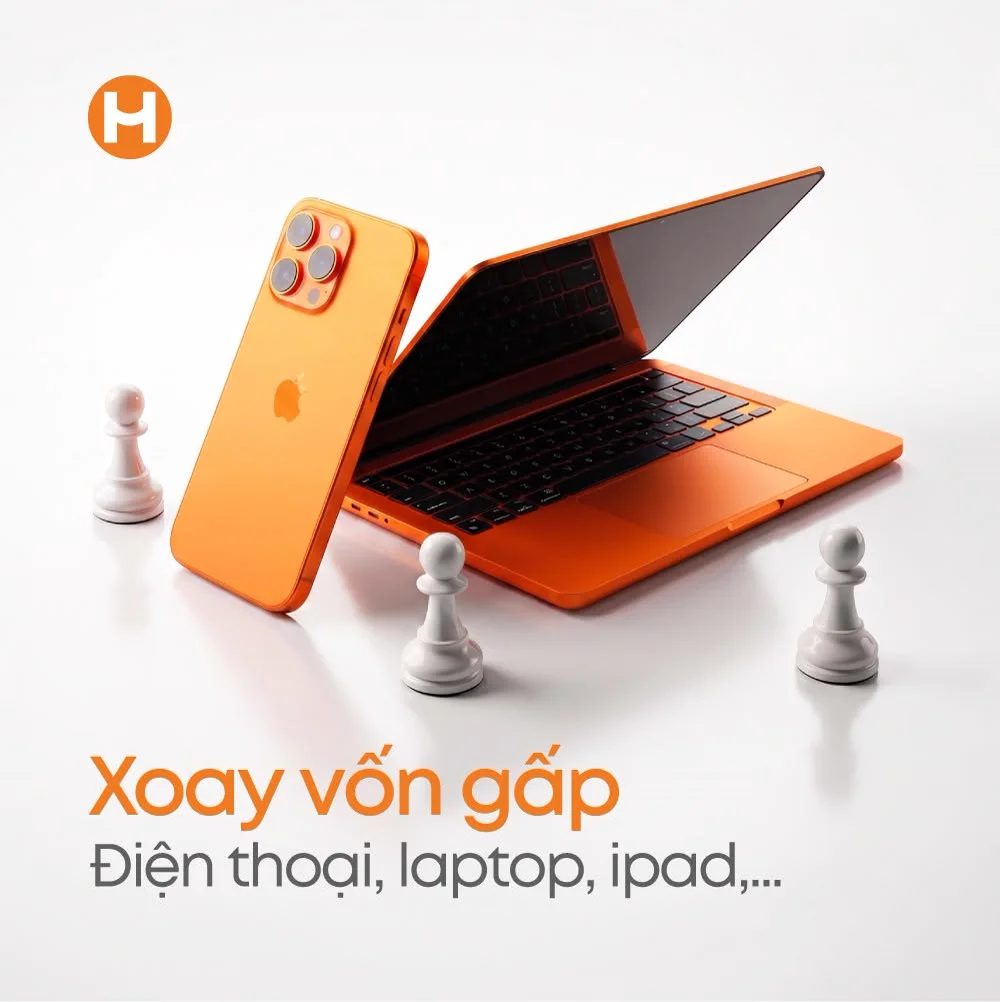 Điện thoại và laptop được định giá khi khách hàng cần xoay vốn