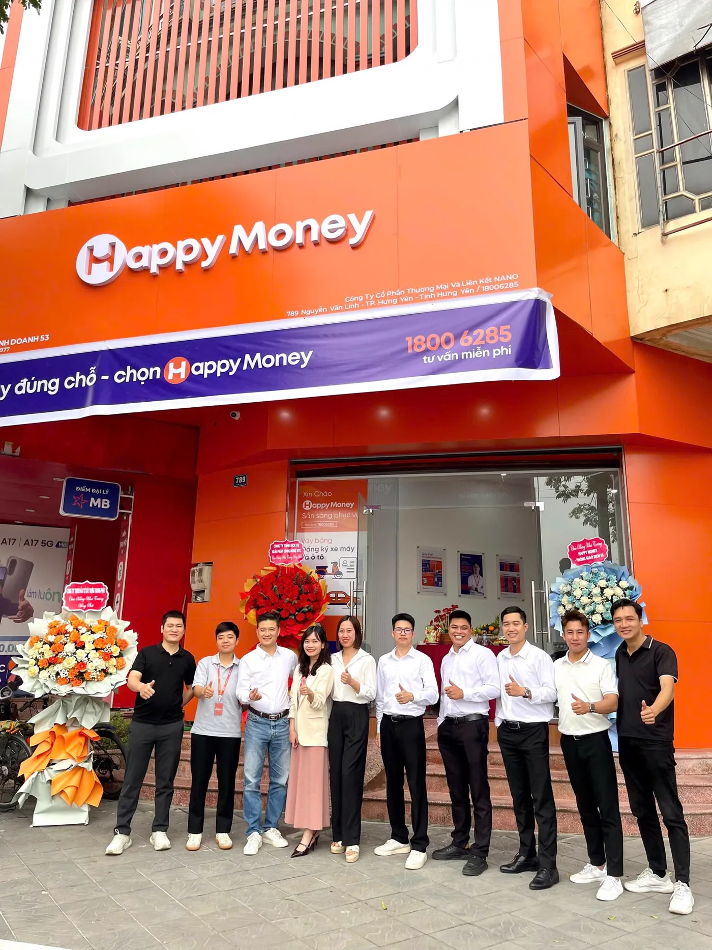 Phòng giao dịch Happy Money là nơi hoàn tất thẩm định và hợp đồng trực tiếp