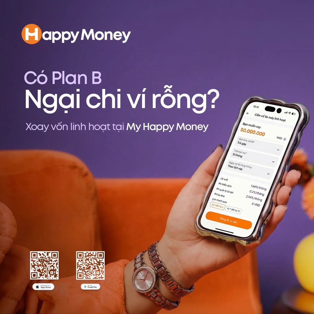 Giải pháp dự phòng tài chính linh hoạt trên My Happy Money